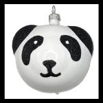 Χειροποίητη χριστουγεννιάτικη μπάλα αρκουδάκι-πάντα