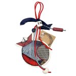 Κεραμικό γούρι μπάλα-καραβάκι