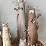 Κεραμικό φωτιστικό γάτος "Ιάσωνας"