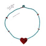 Χειροποίητο μενταγιόν καρδιά