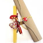 Λαμπάδα με σκουλαρίκια πέρλες