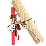 Λαμπάδα με σκουλαρίκια πέρλες