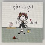 Χειροποίητο μαγνητάκι νεράϊδα "αγάπη...τύχη, όνειρα.." 0070