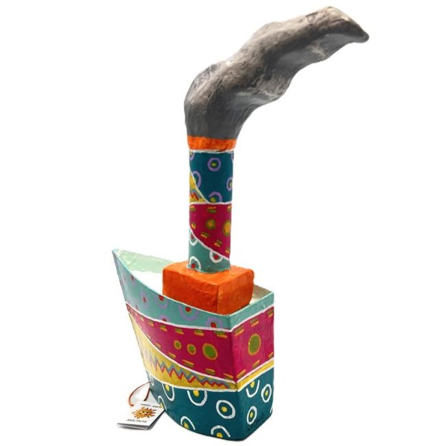 Βιβλιοστάτης καράβι papier mâché - Image 3