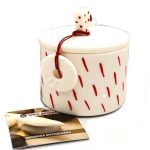 Χειροποίητο κεραμικό γούρι-κουτί ευχή 2 σχέδια (00125)