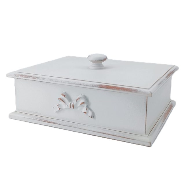 Διακοσμητικό Κουτί Choco Shabby White