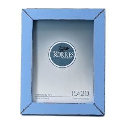 Κορνίζα φωτογραφιών Light Raf Blue Plain 15X20