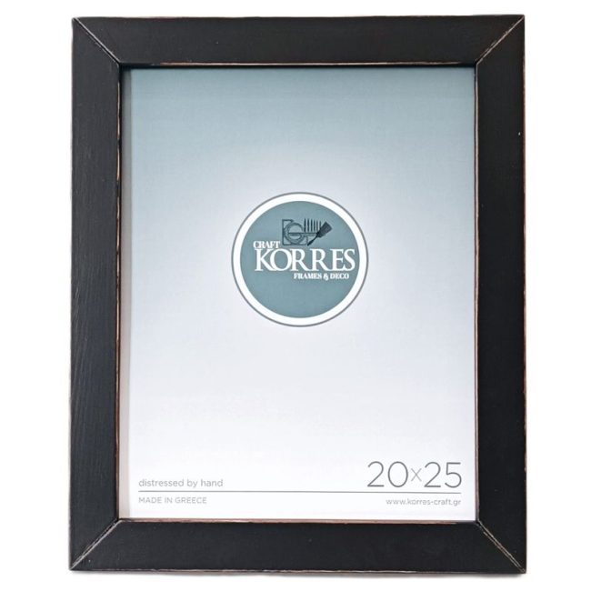 Κορνίζα φωτογραφιών Classic Black plain 20X25