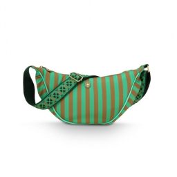 Τσαντάκι Freya Half Moon Cross Body Bag Stripe Green