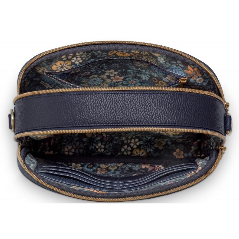 Τσάντα ώμου/χιαστί Frida Cross Body Bag Medium Blue - Image 3