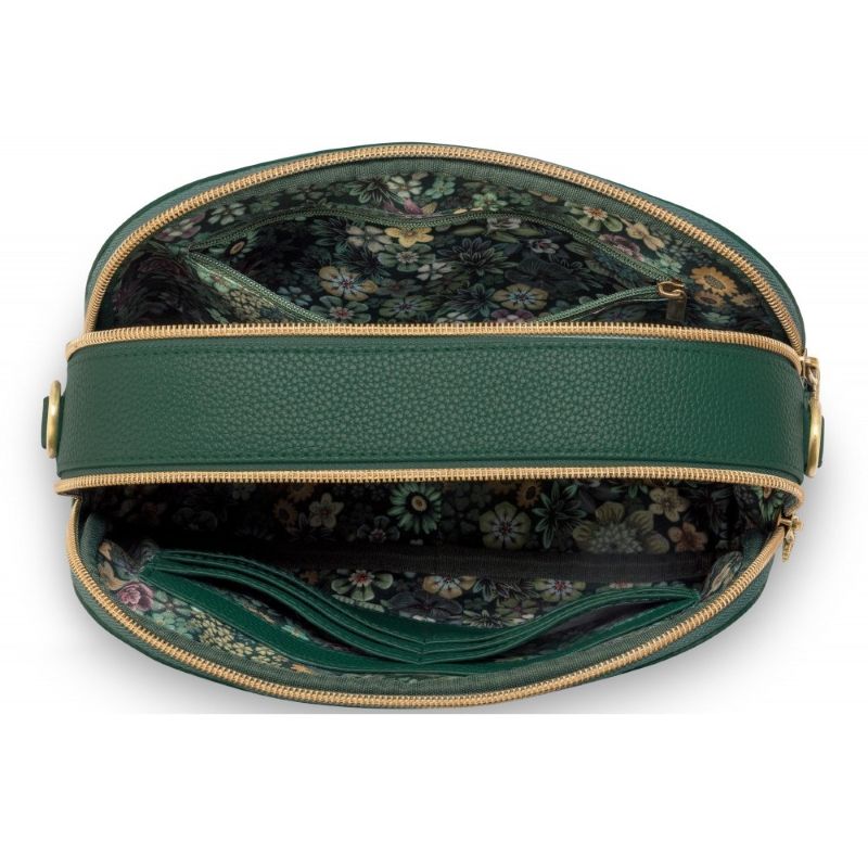 Τσάντα ώμου/χιαστί Frida Cross Body Bag Medium Green - Image 3