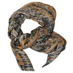 Φουλάρι πλισέ σατέν F-VE-SM