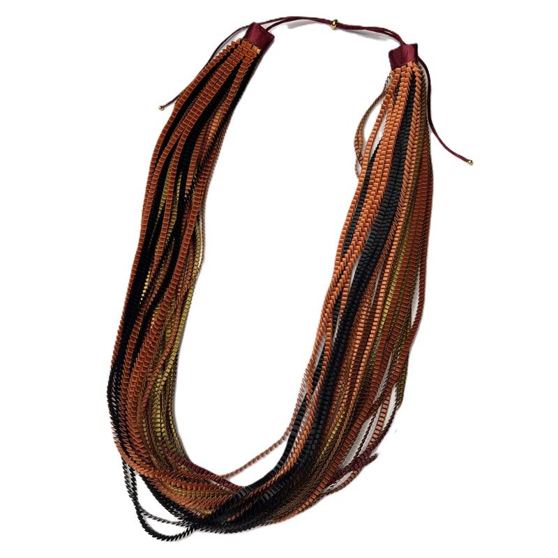 ΚΟΛΙΕ Καφέ-Χρυσό-Μαύρο-Μπρονζέ FR-500