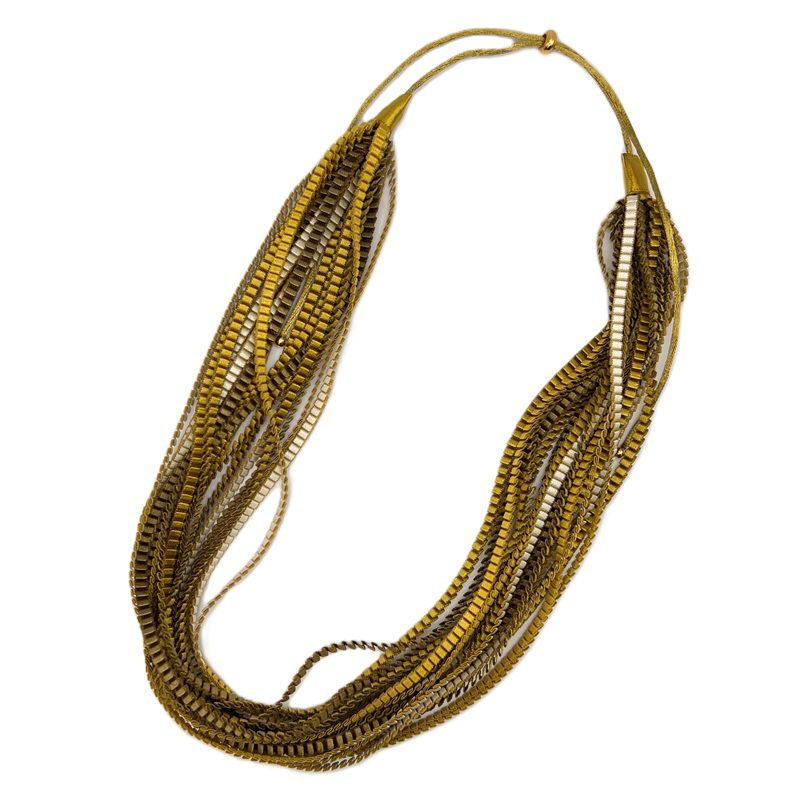 ΚΟΛΙΕ Χρυσό-Ιβουάρ-Λαδί Neos-N-405