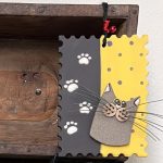 Κεραμικό γούρι γραμματόσημο Γάτα