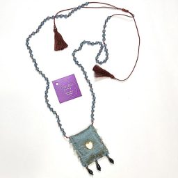 Χειροποίητο μενταγιόν γαλάζιο