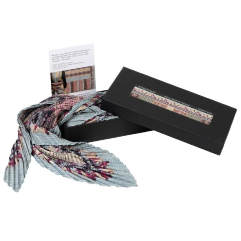 Φουλάρι πλισέ σατέν F-END - Image 2