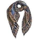 Φουλάρι πλισέ σατέν F-MAD