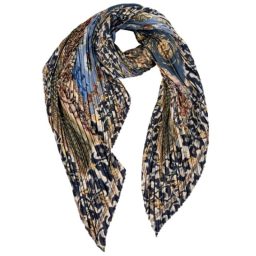 Φουλάρι πλισέ σατέν F-MAD