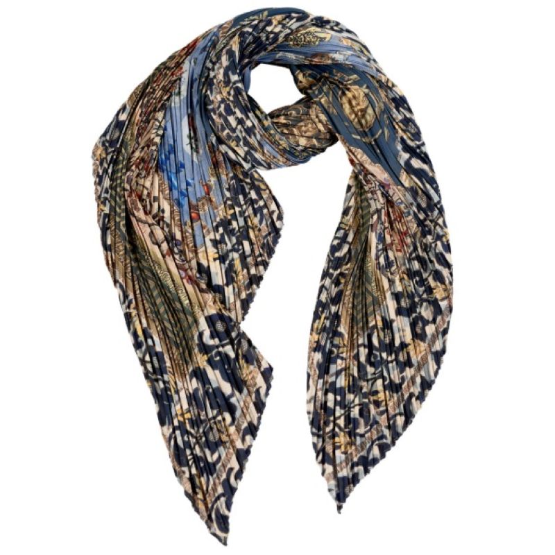 Φουλάρι πλισέ σατέν F-MAD