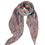 Φουλάρι πλισέ σατέν F-MATIS-A