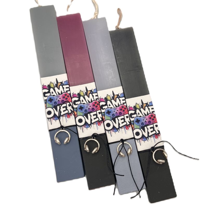 Λαμπάδα GAME OVER με ακουστικά