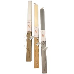 Λαμπάδα με πεταλούδα μεταλλική