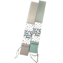 Λαμπάδα με βραχιολάκι καρδούλες