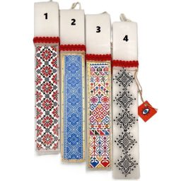 Λαμπάδα πλακέ Boho