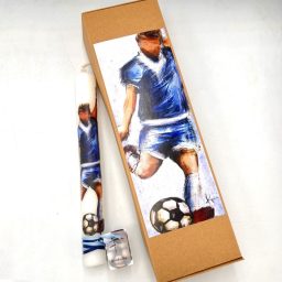 Λαμπάδα χειροποίητη ποδόσφαιρο (604)