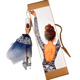 Λαμπάδα χειροποίητη με φόρεμα (724)