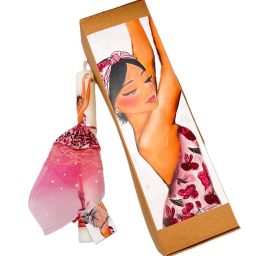 Λαμπάδα χειροποίητη με φόρεμα (725)