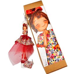 Λαμπάδα χειροποίητη με φόρεμα (726)