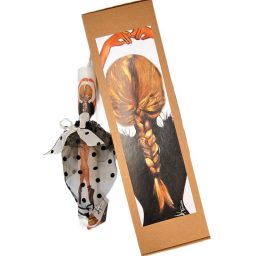 Λαμπάδα χειροποίητη με φόρεμα (727)