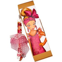 Λαμπάδα χειροποίητη με φόρεμα (730)