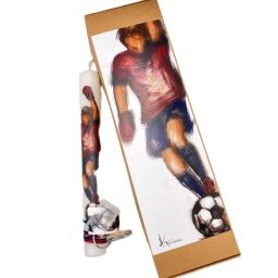 Λαμπάδα χειροποίητη ποδόσφαιρο (785)