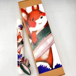 Λαμπάδα χειροποίητη Αλεπού surf - μπρελόκ (839)