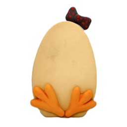 Κεραμικό αυγό πλακέ με φιόγκο