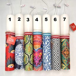 Λαμπάδα χοντρή με έθνικ σχέδιο