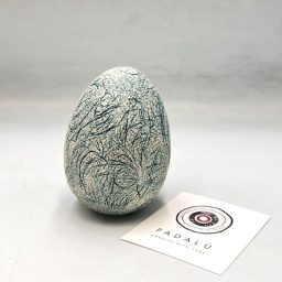 Κεραμικό αυγό με πετρόλ αυλακώσεις