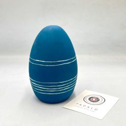 Κεραμικό αυγό χαραγμένο πετρόλ