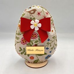 Υφασμάτινο διακοσμητικό αυγό μεγάλο