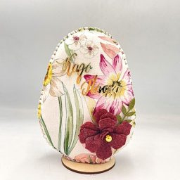 Υφασμάτινο διακοσμητικό αυγό μεγάλο