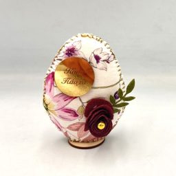 Υφασμάτινο διακοσμητικό αυγό μικρό