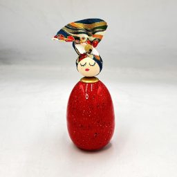 Χειροποίητο κεραμικό αυγό κόκκινο