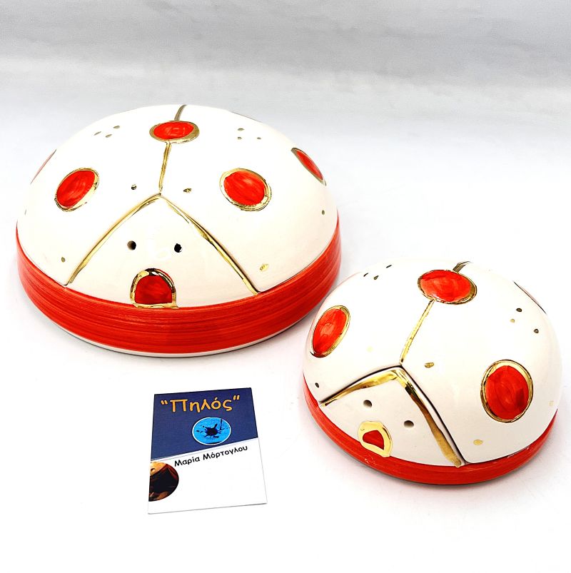 Χειροποίητη κεραμική πασχαλίτσα-κουτί - Image 3