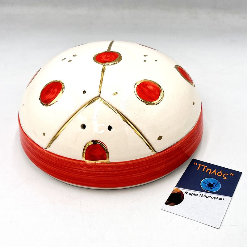 Χειροποίητη κεραμική πασχαλίτσα-κουτί