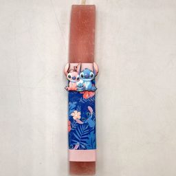 Λαμπάδα με ξύλινο διακοσμητικό Stitch