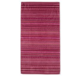 Πετσέτα προσώπου Geometric Print Dark Pink 55x100